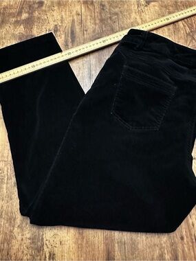 Tribal Black Straight Jeans size 12 corduroy #309